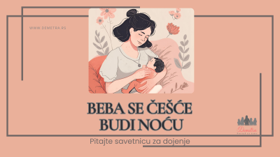 Beba se češće budi noću