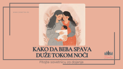 Kako da beba spava duže tokom noći