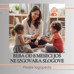Beba od 8 meseci još ne izgovara slogove
