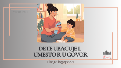Dete ubacuje L umesto R u govor