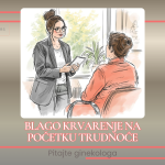 Blago krvarenje na početku trudnoće