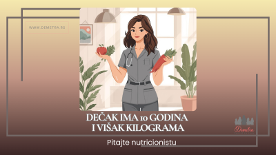 Dečak ima 10 godina i višak kilograma