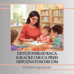 Dete ponekad baca igračke