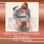 Dete izgovara samo prvi slog