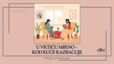U vrtiću mirno - kod kuće razbacuje