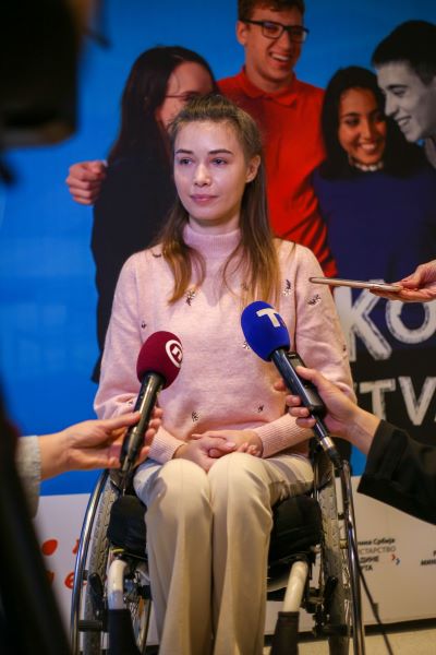 Milica Veljkovic clanica UNICEF grupe mladih za podrsku mentalnom zdravlj