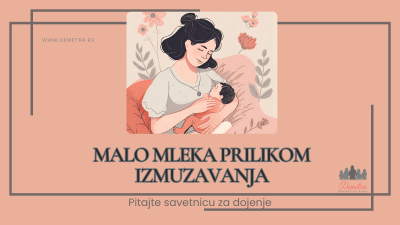 Malo mleka prilikom izmuzavanja
