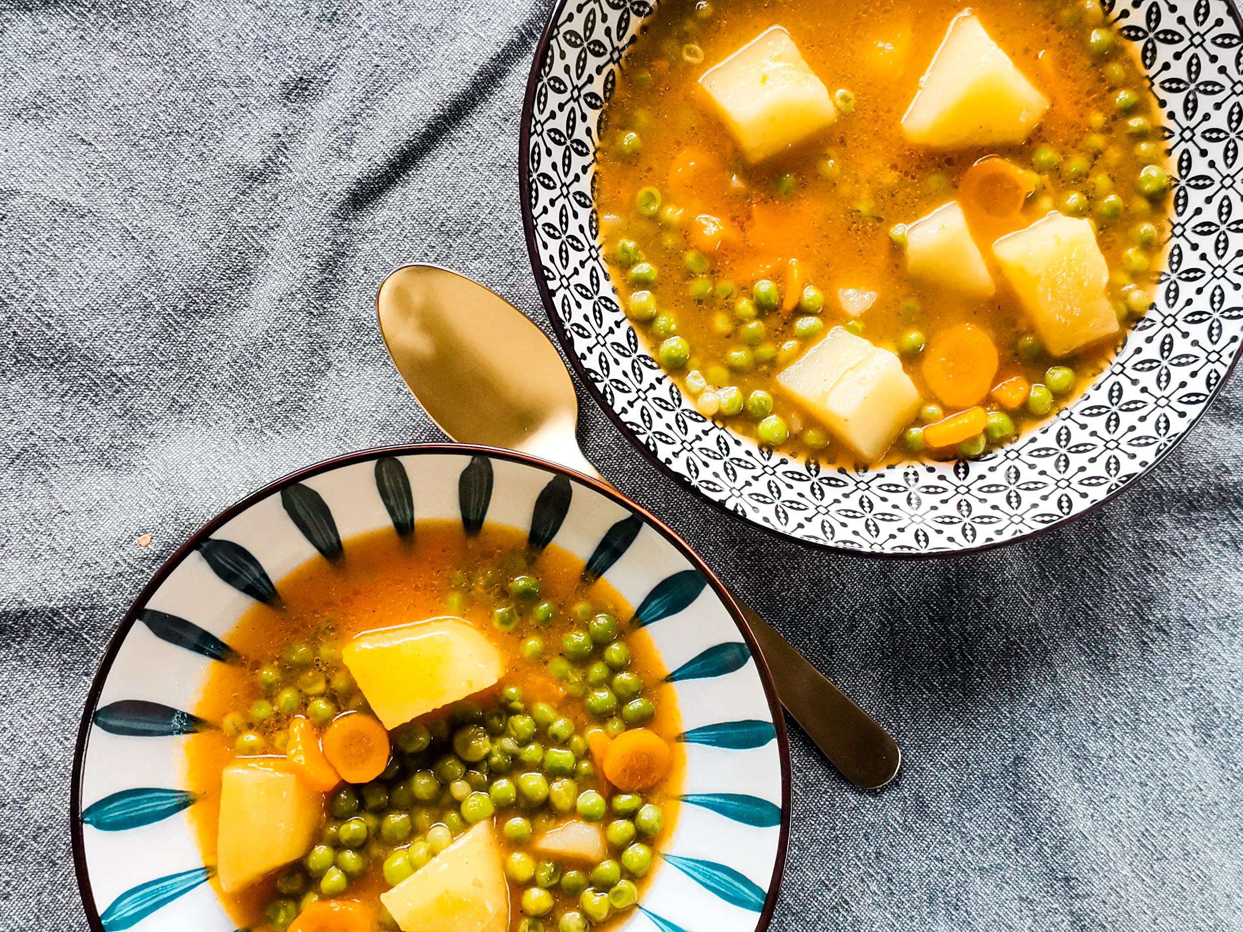 Grašak sa šargarepom i krompirom