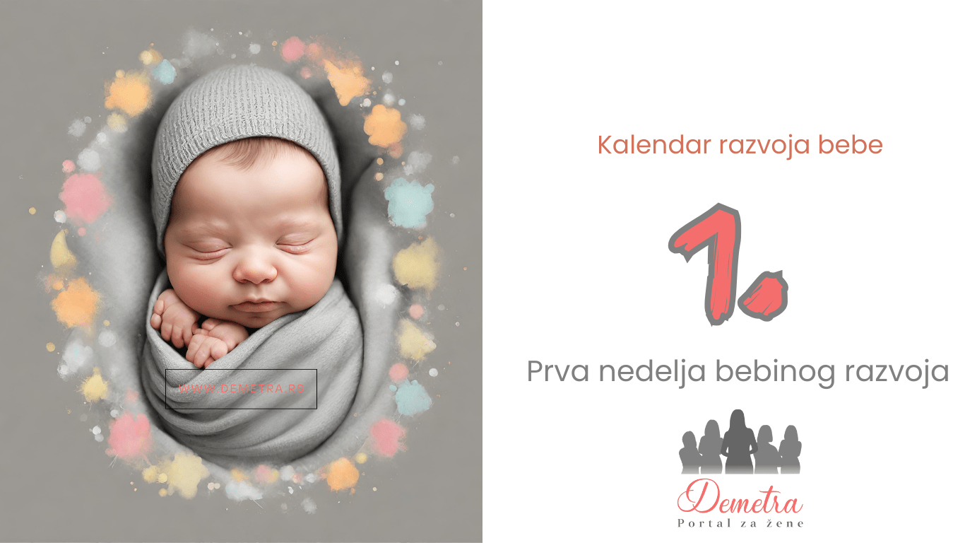 1. nedelja bebinog razvoja – Kalendar razvoja bebe