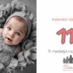 11. nedelja bebinog razvoja