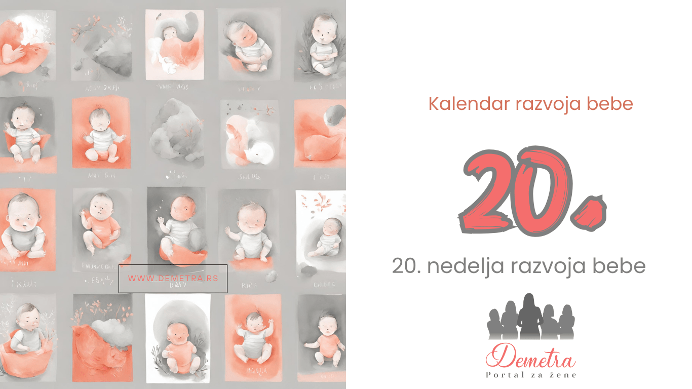 20.nedelja bebinog razvoja – Kalendar razvoja bebe