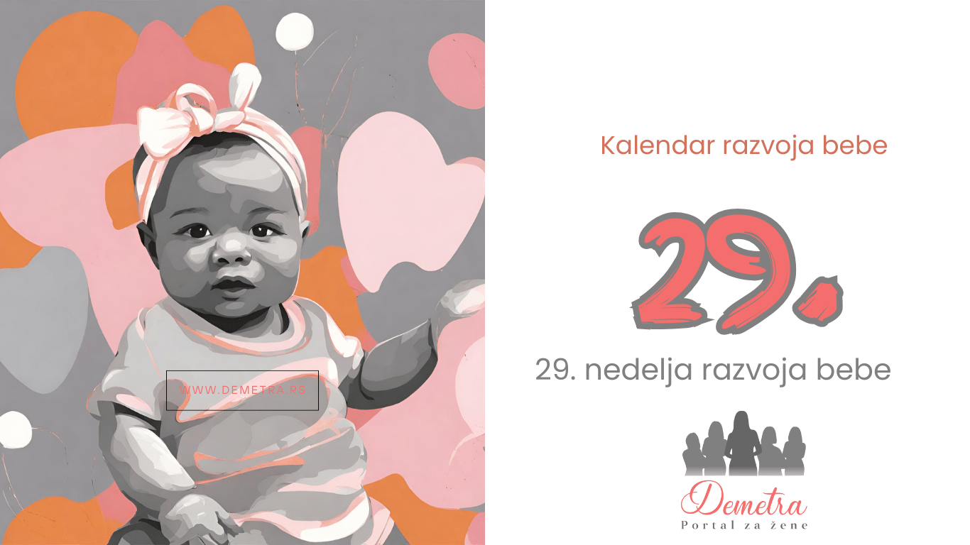 29.nedelja bebinog razvoja – Kalendar razvoja bebe