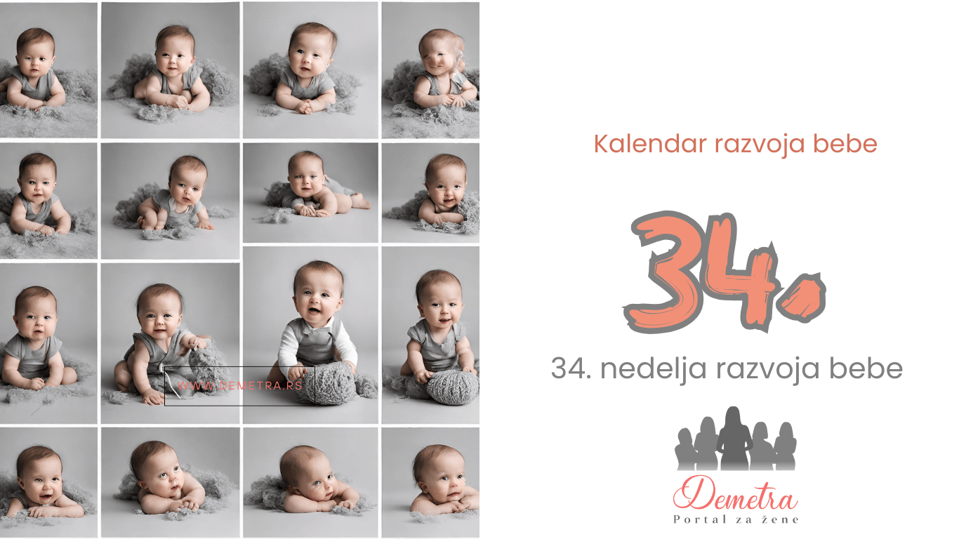 34.nedelja bebinog razvoja