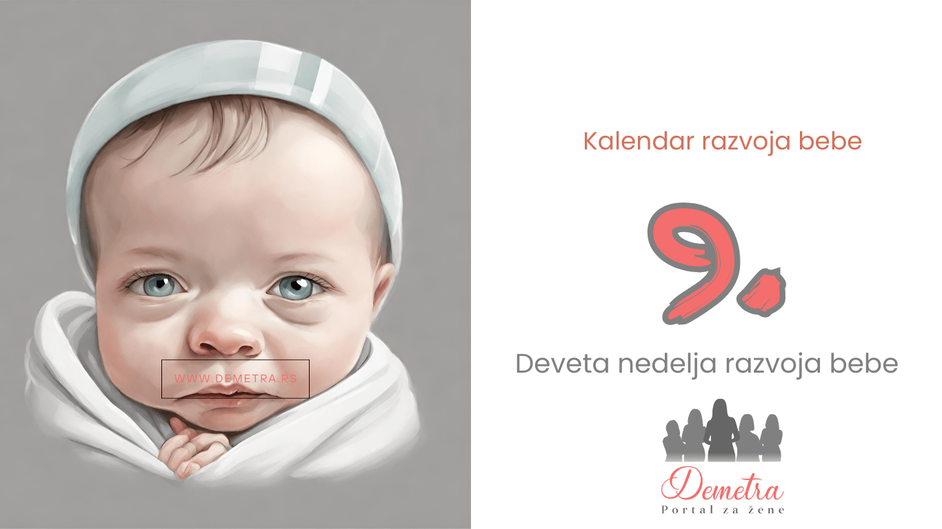 9. nedelja bebinog razvoja