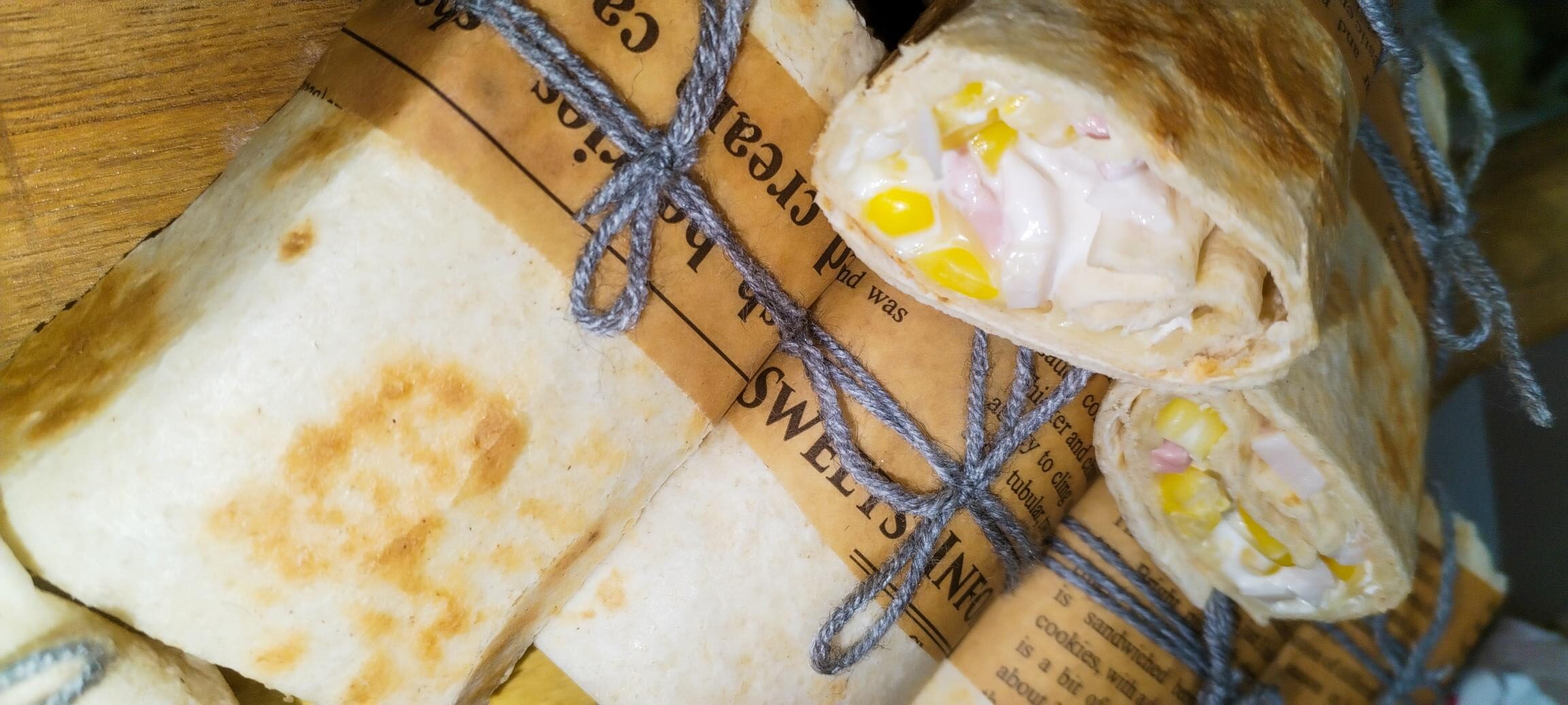 tortilje sa kukuruzom i šunkom