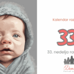 33.nedelja bebinog razvoja