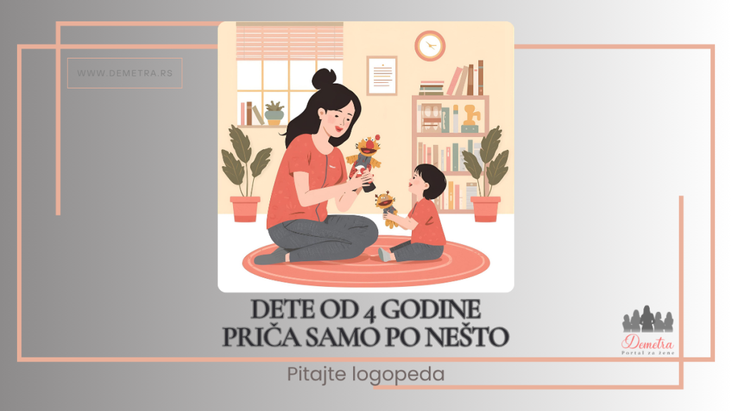 Dete od 4 godine priča samo po nešto