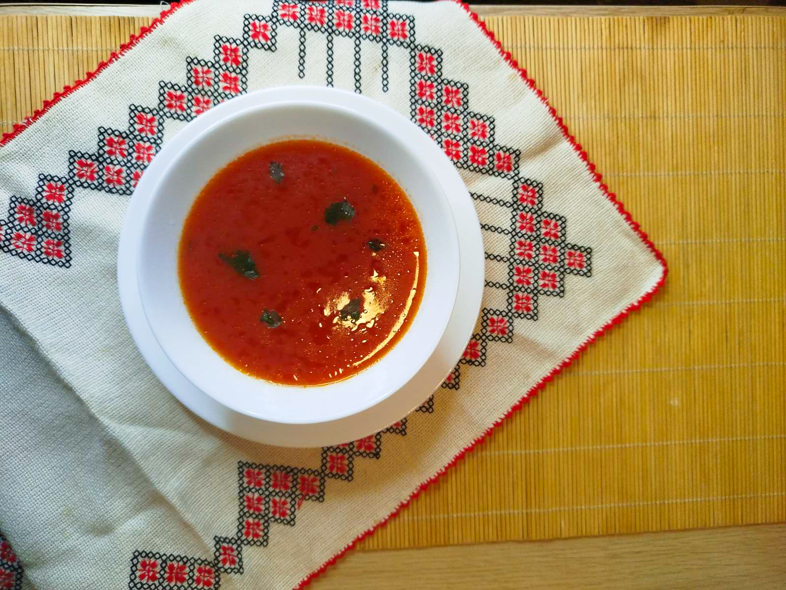 Najjednostavnija paradajz čorba sa pirinčem (posno)