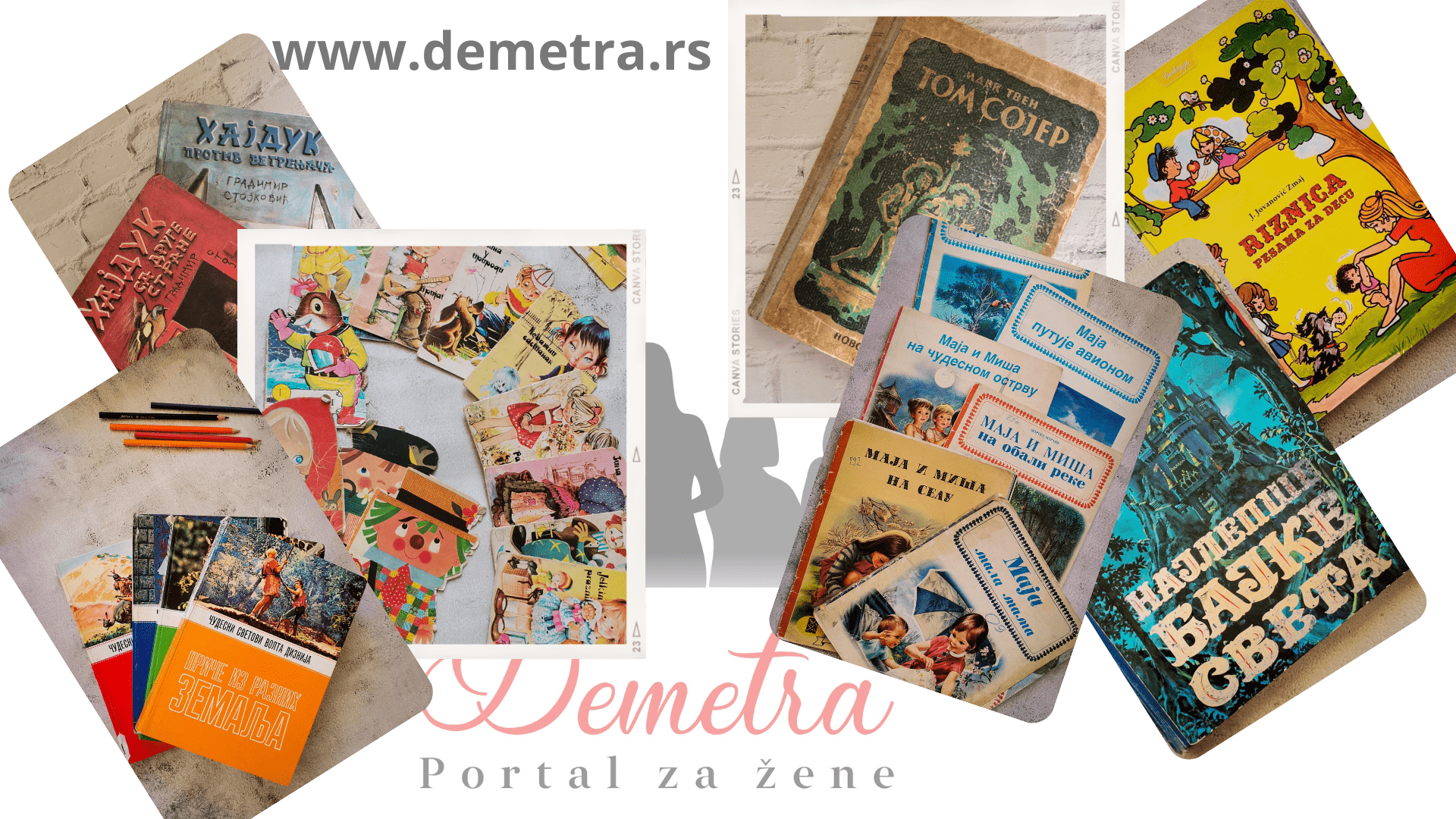 Stare slikovnice i knjige našeg detinjstva 80-ih i 90-ih godina