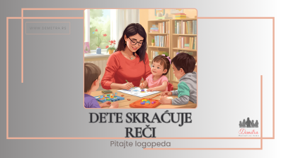Dete skraćuje reči