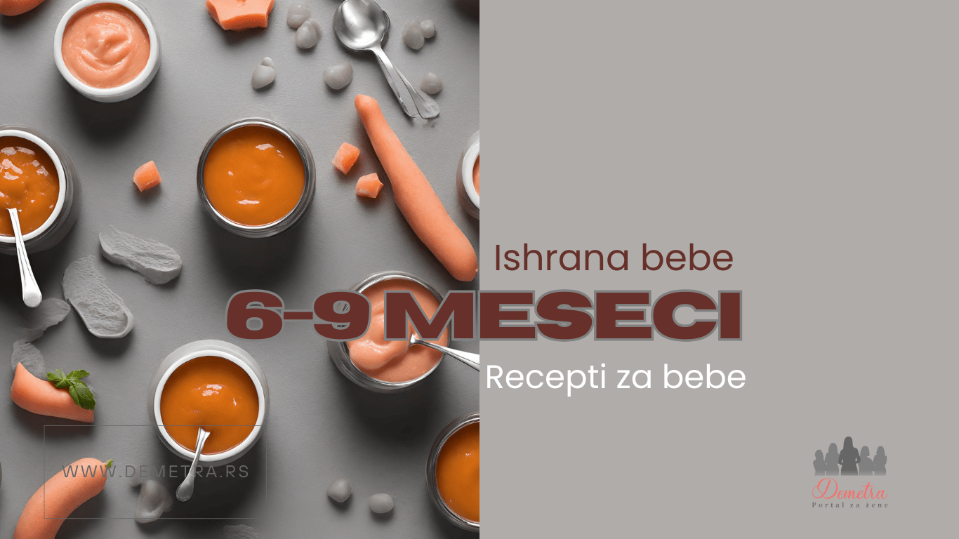 Recepti za bebe od 6 do 9 meseci