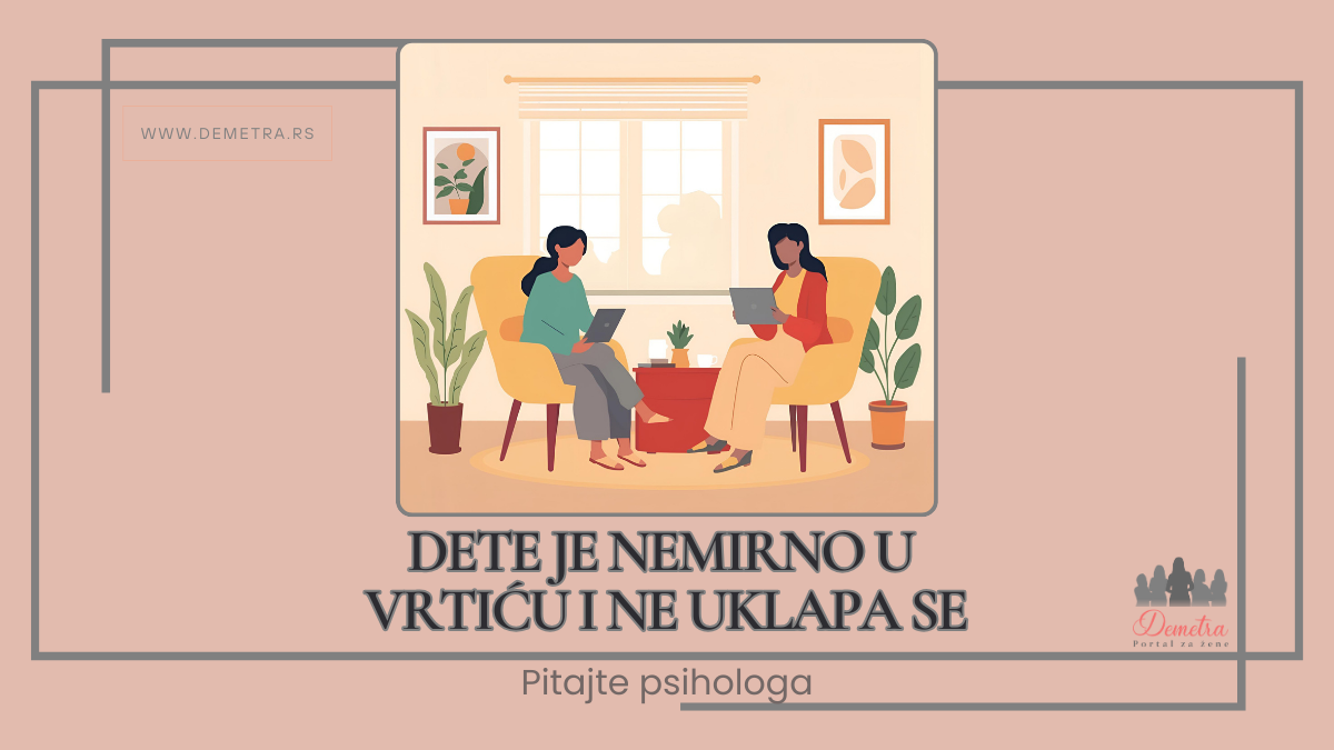 Dete je nemirno u vrtiću i ne uklapa se