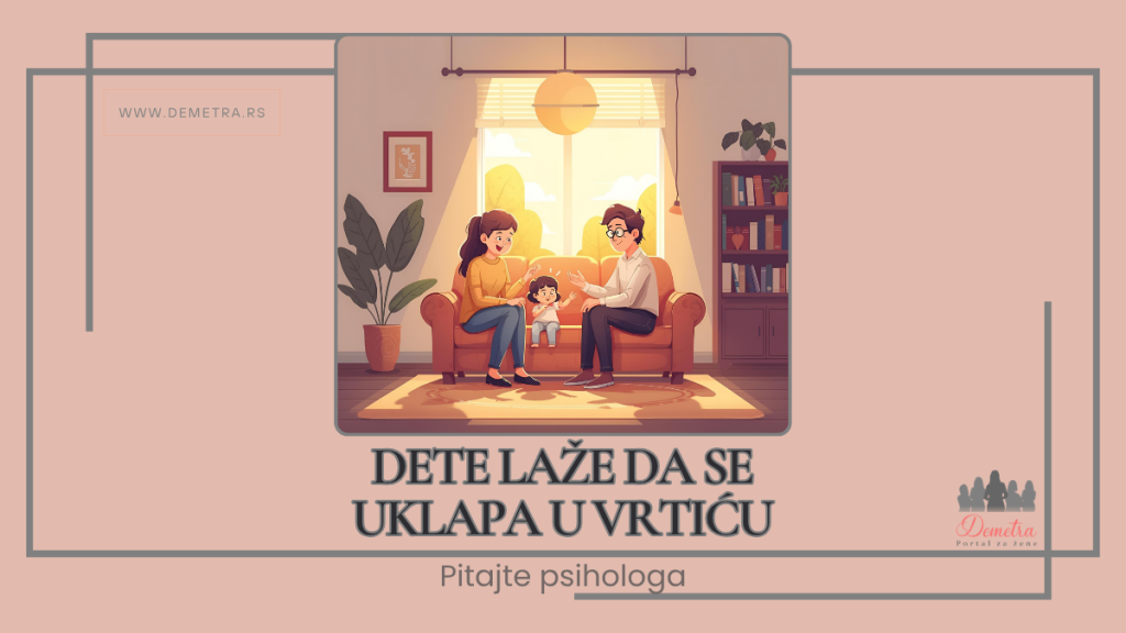 Dete laže da se uklapa u vrtiću