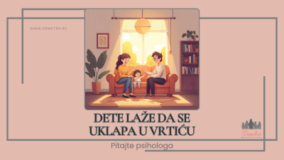 Dete laže da se uklapa u vrtiću