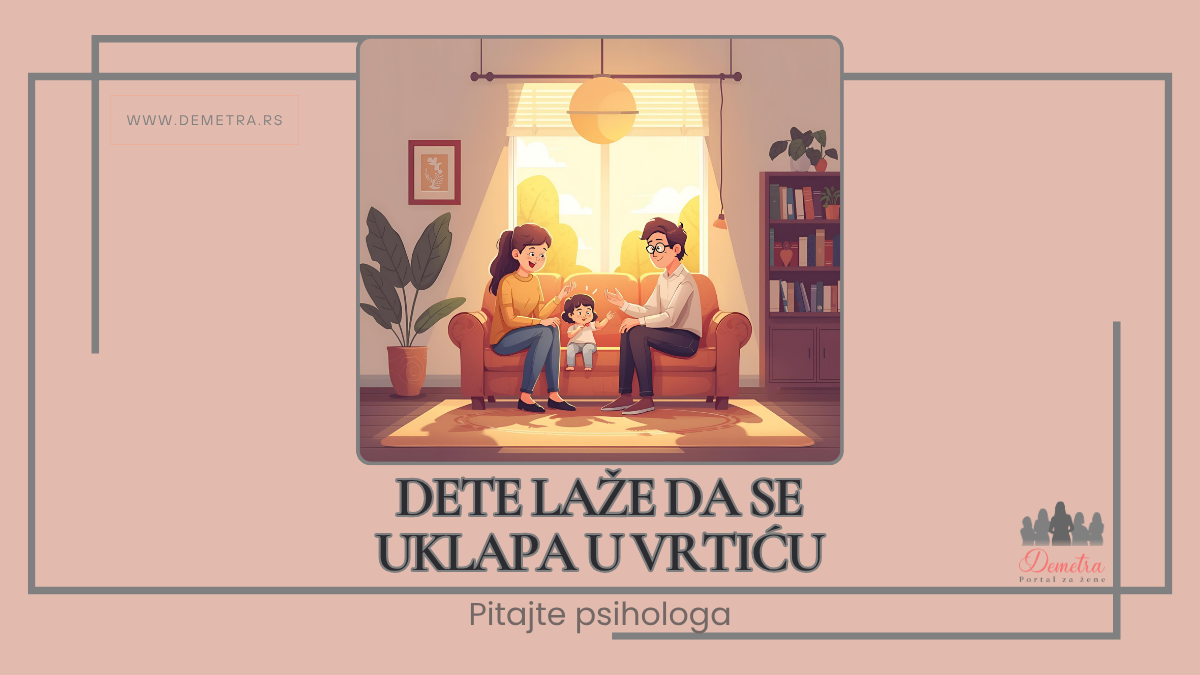 Dete laže da se uklapa u vrtiću