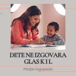 Dete ne izgovara glas K i L