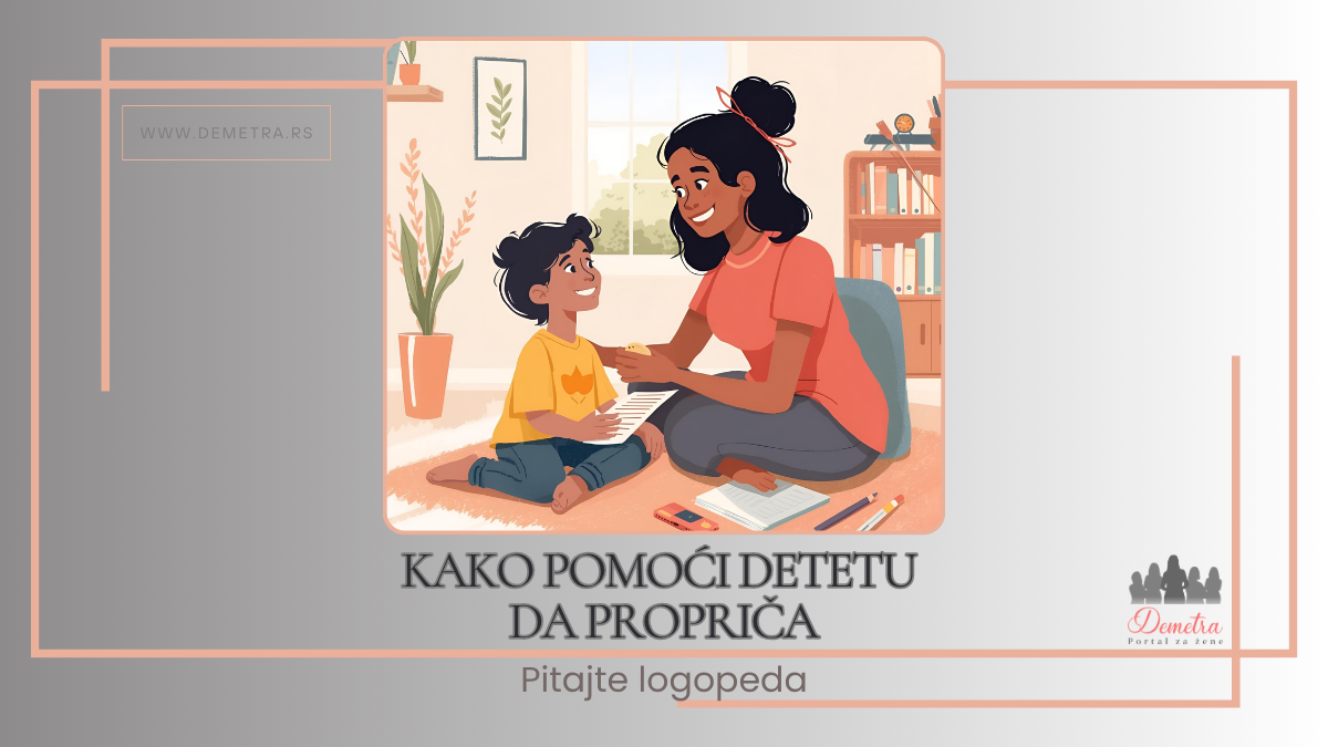 Kako pomoći detetu da propriča?