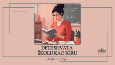 Dete shvata školu kao igru