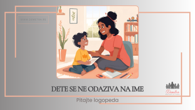 dete se ne odaziva na ime