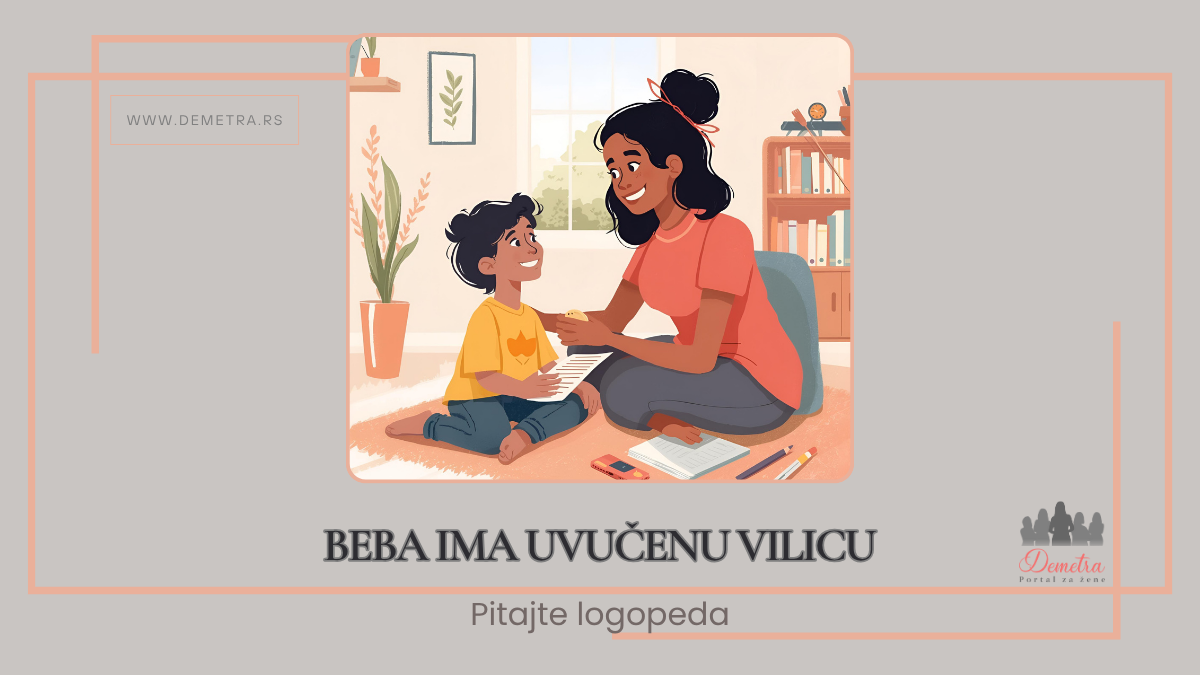 Beba ima uvučenu vilicu