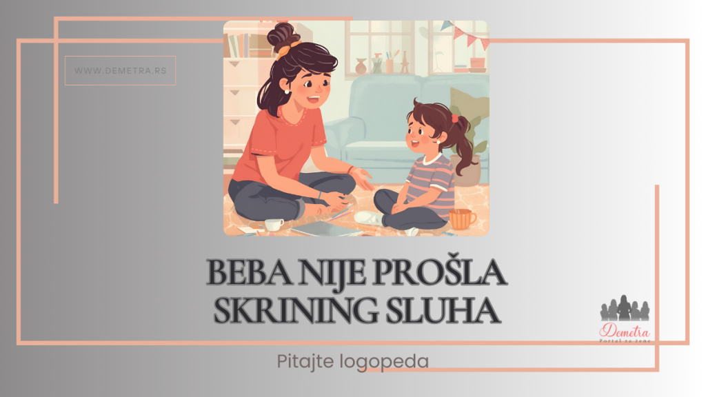 Beba nije prošla skrining sluha