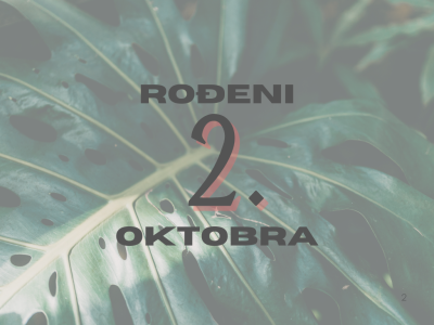 rođeni 2. oktobra