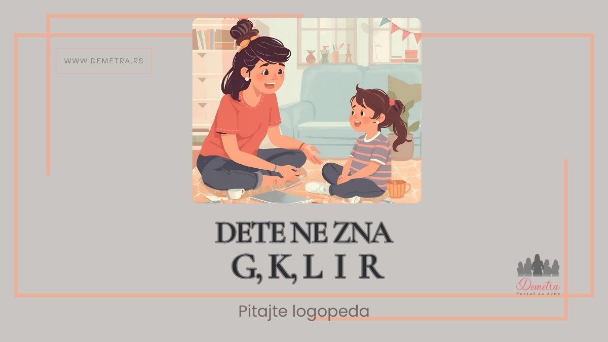 Dete ne zna da kaže G, K, L i R